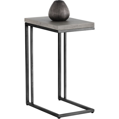 Sawyer 26 X 19.75 inch Black / Grey Outdoor End Table
